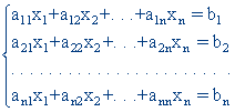 Kramerio (metodas) formule